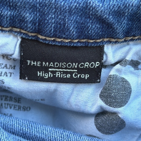 Blank NYC Jeans The Madison Crop High-Rise Crop Women Sz 29 (8 US) - Picture 8 of 9